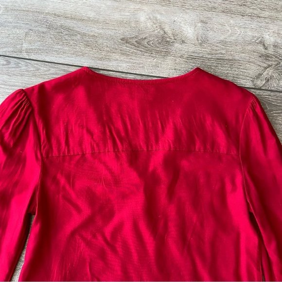 True Religion V Neck Button Down Blouse - Picture 13 of 14